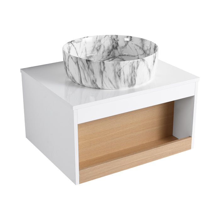 Floating Bathroom Vanity With Vessel Sink