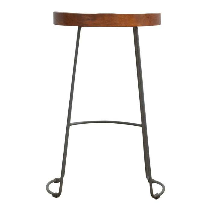 Chunky Bar Stool - Chestnut