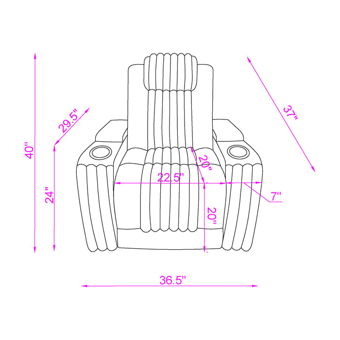Duran - Power Reclining Set With Power Headrest