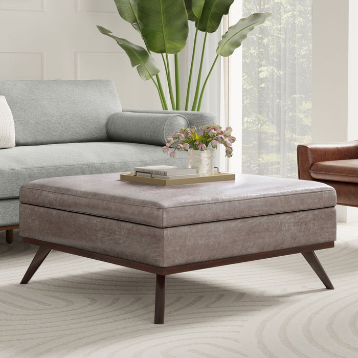 Owen - Multifunctional Square Coffee Table Storage Ottoman
