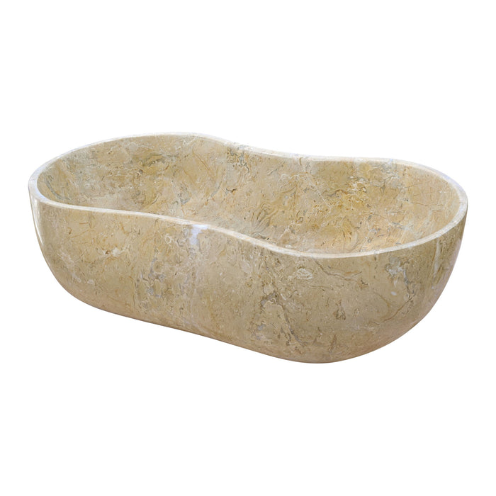 Bathroom Vessel Sink With Wavy Design