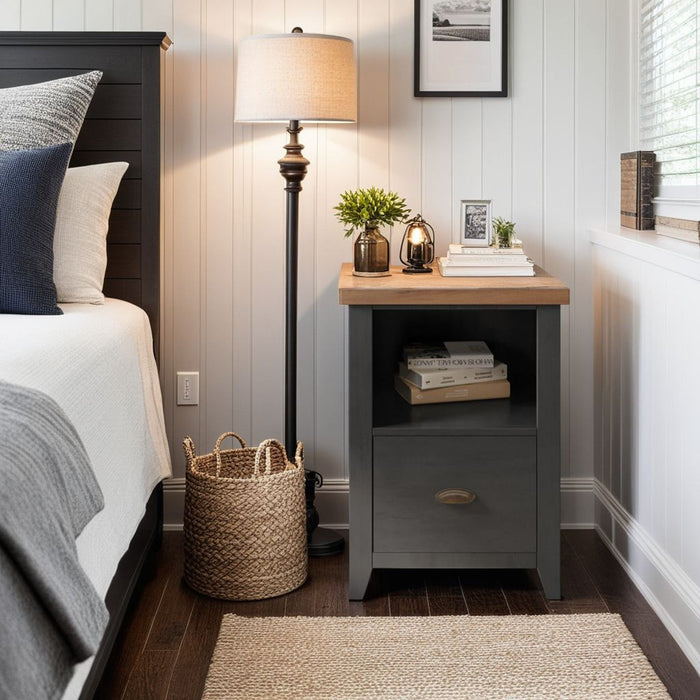 Drawer File - Black / Whiskey