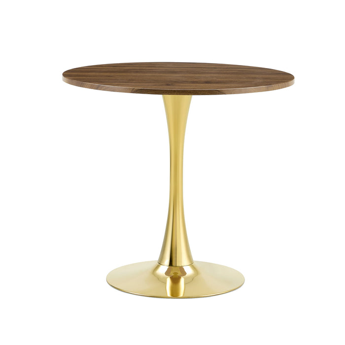 Round Dining Table With Thickened Top For Kitchen