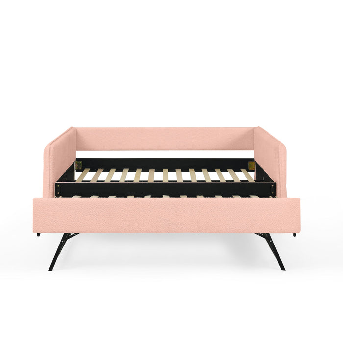 Upholstered Daybed With Pop Up Trundle