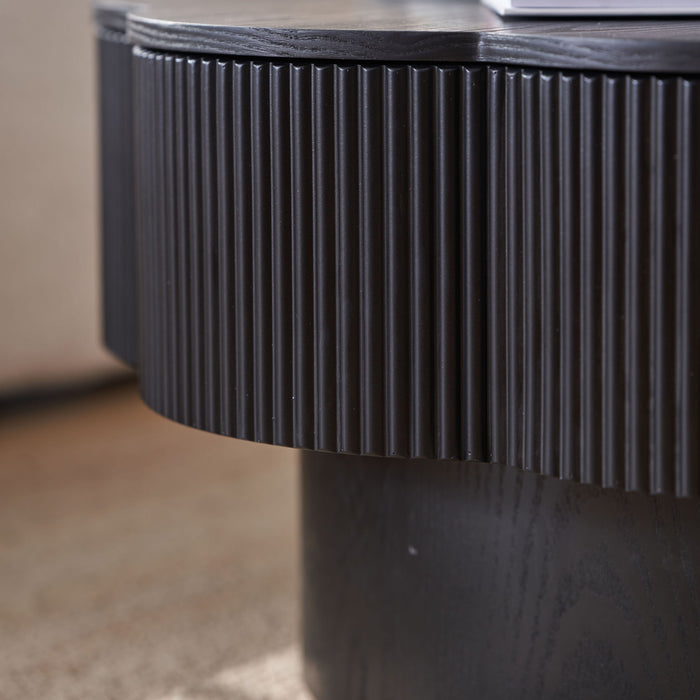 Modern Plum Blossom Shaped Coffee Table With Storage