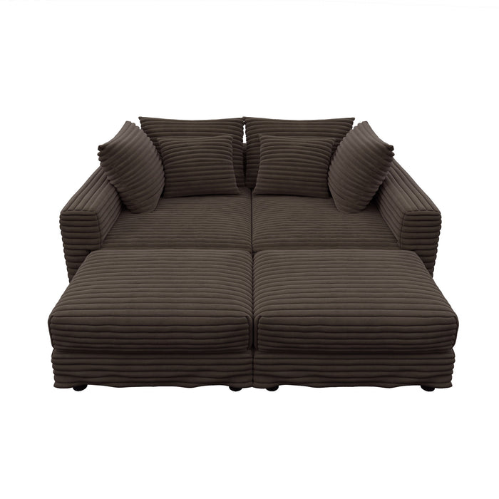 Modern Comfy Upholstered Sofa Cloud Couch & Deep Seat Couches