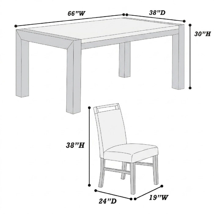 Dining Set With Table And Side Chairs