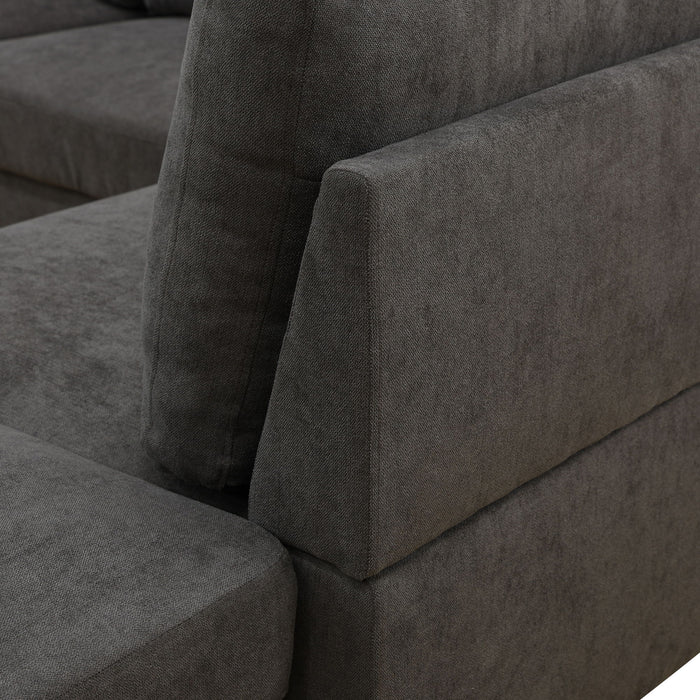 8 Piece Modular U - Shape Sectional Sofa