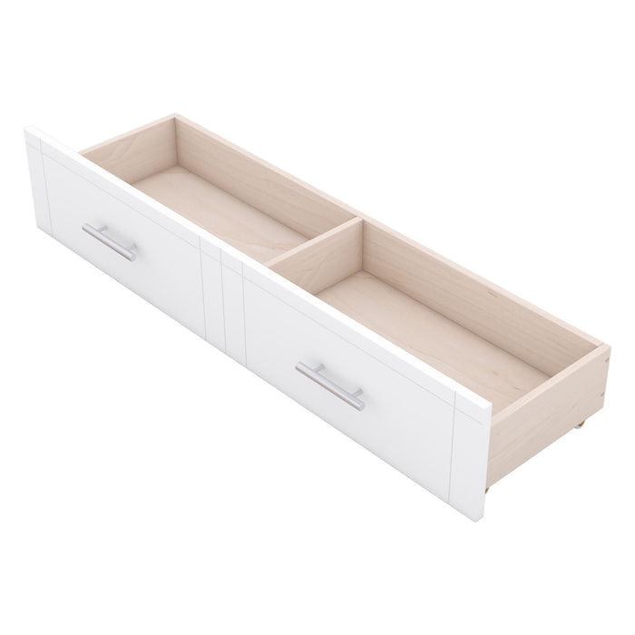 Murphy Bed With Shelves, Drawers And USB Ports