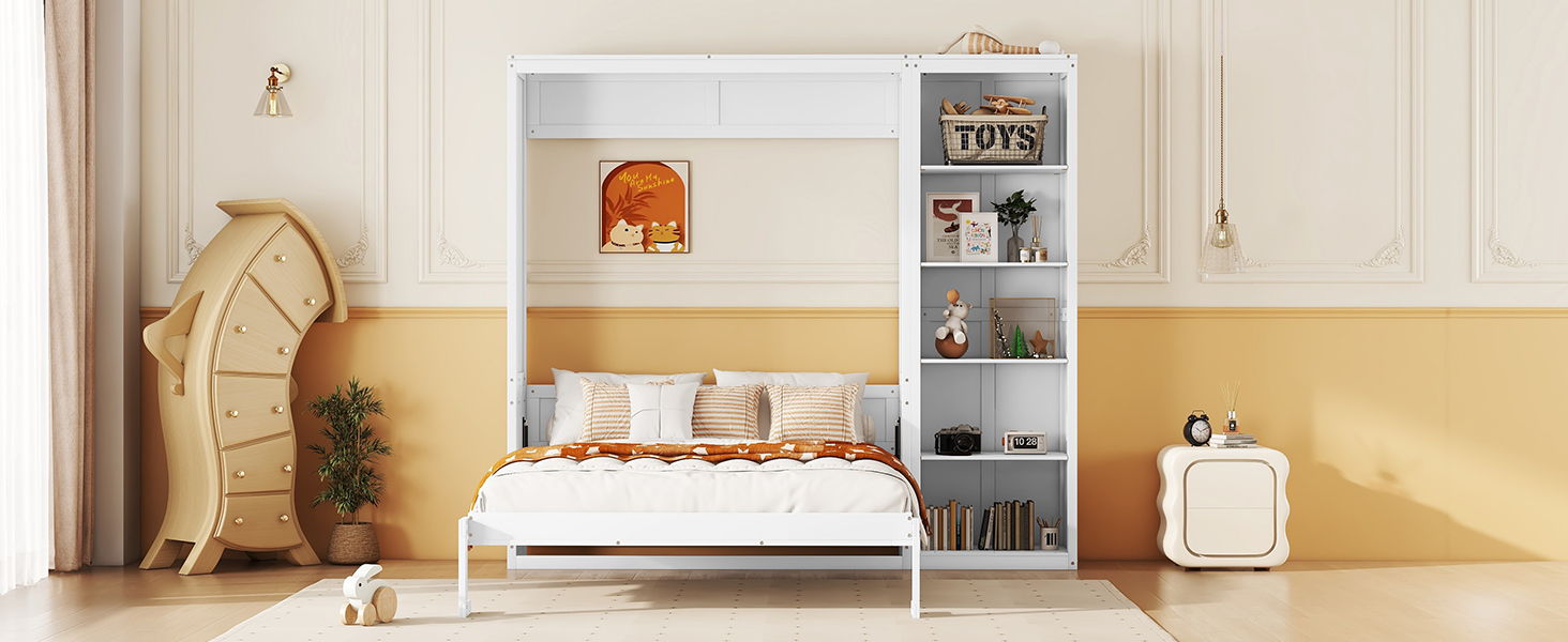 Murphy Wall Bed With Shelves