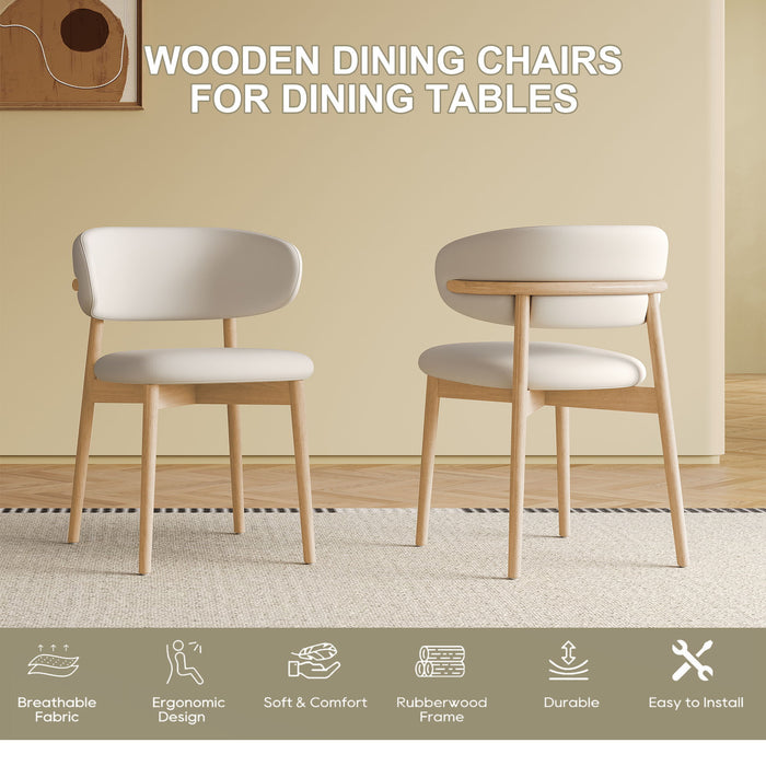 Mid-Century Modern Dining Chair (Set of 2)