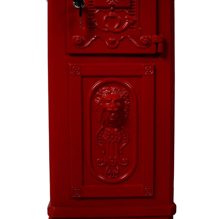 Mailboxs Residential Large-Capacity Letter Box, Rainproof Postbox Statue