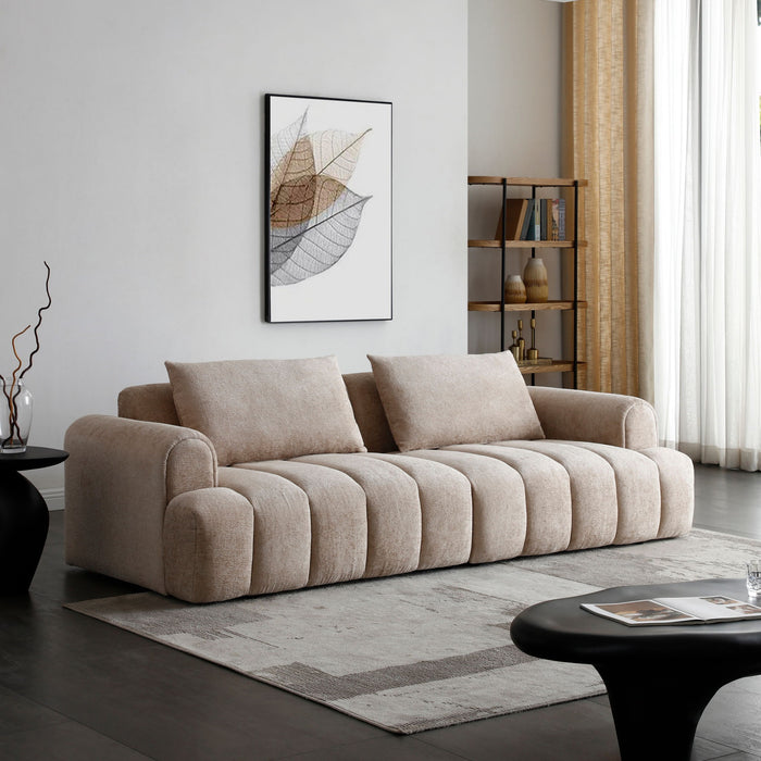 4 Seater Sectional Sofa For Living Room Spaces - Camel