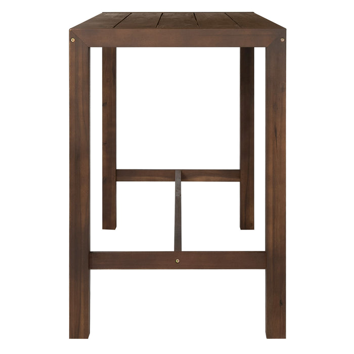 Patio Bar Set With Ergonomic Chairs