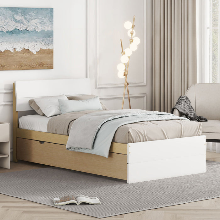 Modern Bed Frame With Headboard And Footboard