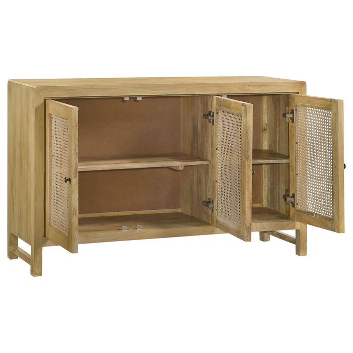 Ashton - 3 Door Accent Cabinet - Natural