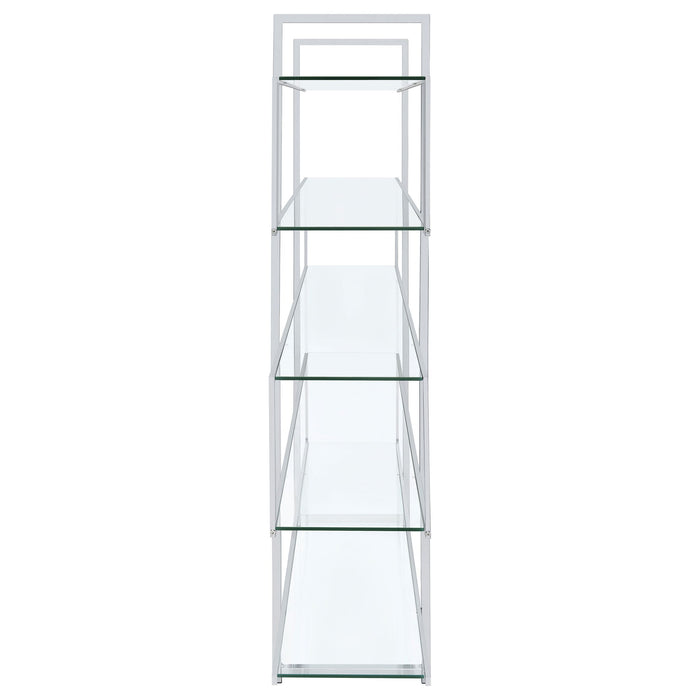 Harison - 5 Shelf Bookshelf - Clear