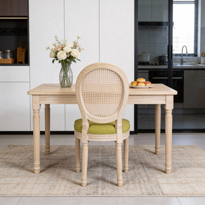 French Country Dining Chairs & Round Back (Set of 2)