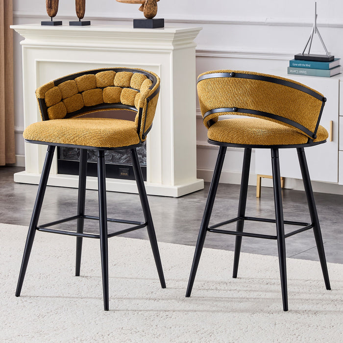 Bar Stools, Kitchen Island Counter Height Stools (Set of 2)