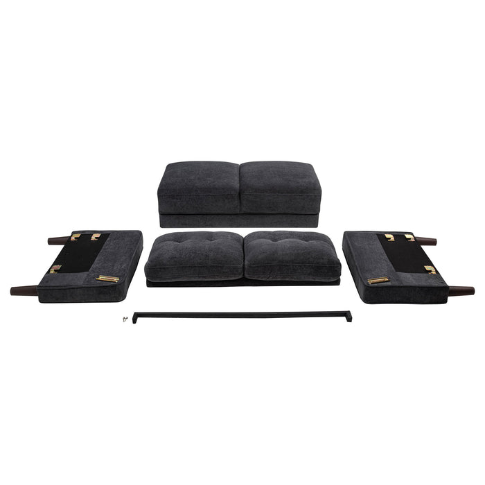 Heather - Track Arm Tufted Loveseat
