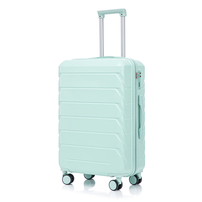 3 Pieces Set 20" / 24" / 28" Spinner Wheel Luggage With Combination Lock