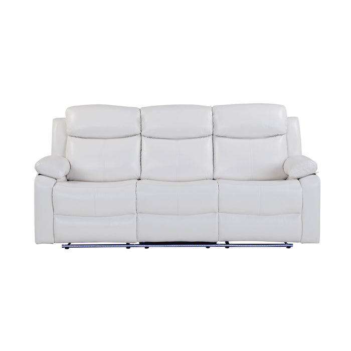 Blanche - Reclining Set With LED Lights, Speaker