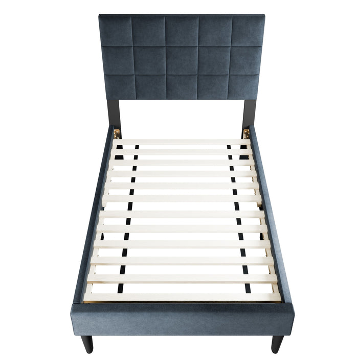 Modern Bed With Adjustable Headboard