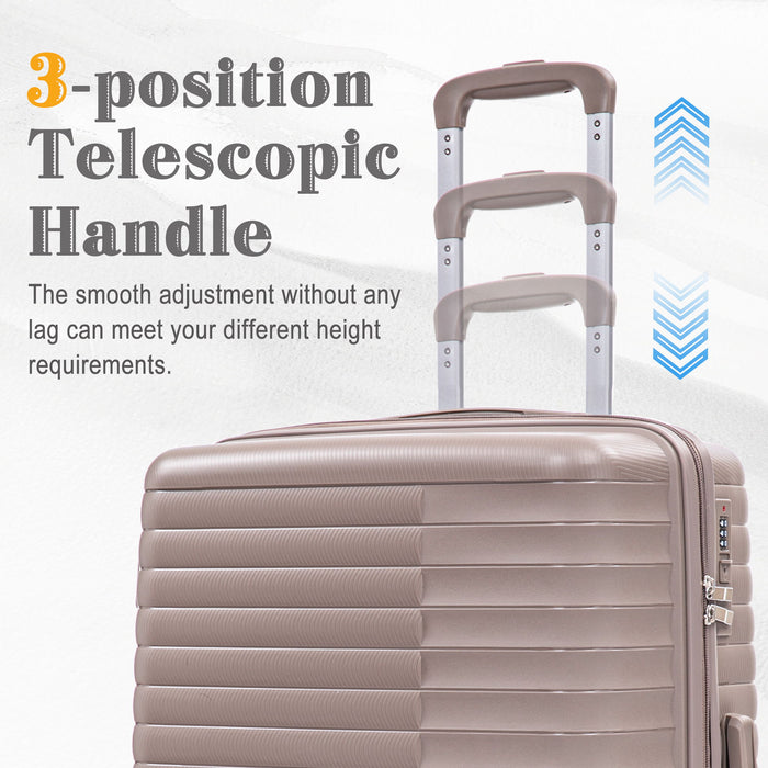 4 Piece Luggage Set, Combination Lock
