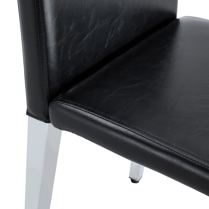 Elegant Upholstered Chairs & Metal Legs