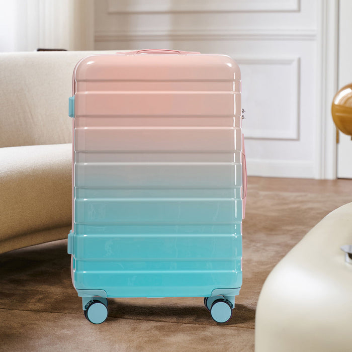 Luggage Set 20" /24" /28" With Combination Lock And Silent Wheels