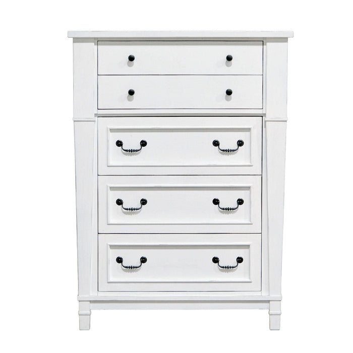 Stoney Creek - 5-Drawer Chest - Weathered White
