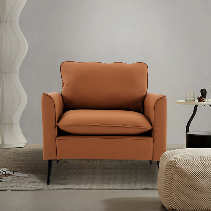 Nordic Retro Light Luxury Upholstered Sofa Chair