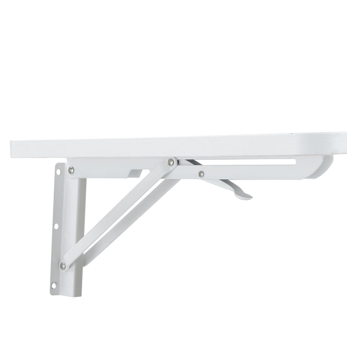 Folding Table Wall Mounted Folding Table For Small Spaces, Fold Down Desk, Workbench