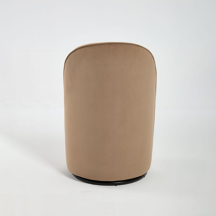 360 Degree Swivel Armless Dining Barrel Chair