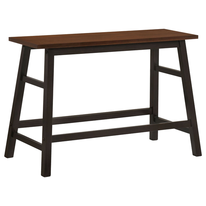 Robbie - 4 Piece Counter Height Dining Set - Dark Brown