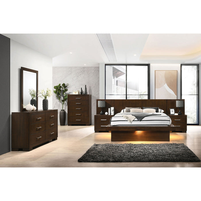 Tokyo - LED Panel Bed With Structured Headboard