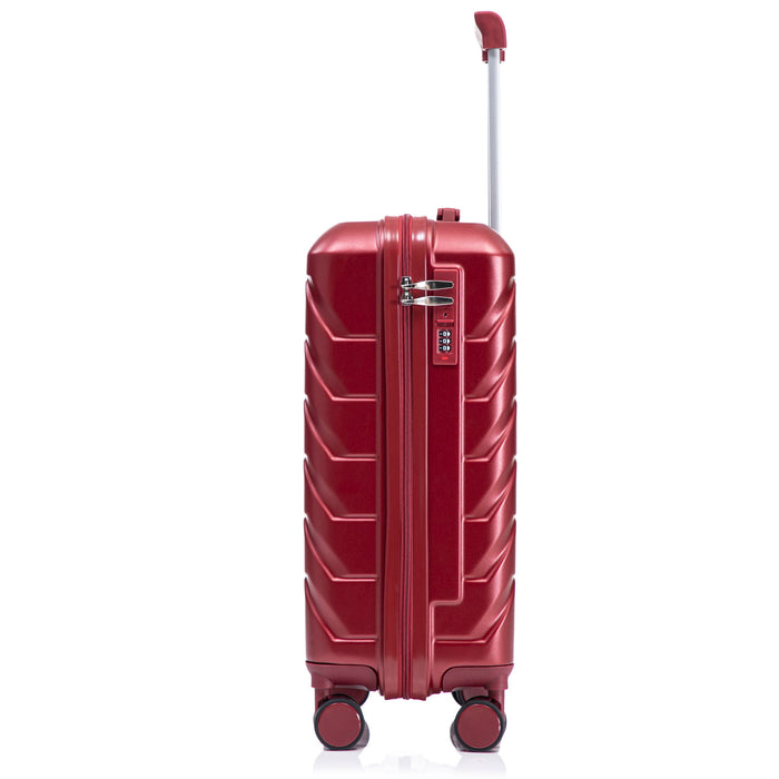 Hard Shell Travel Luggage With Scratch Resistant Surface