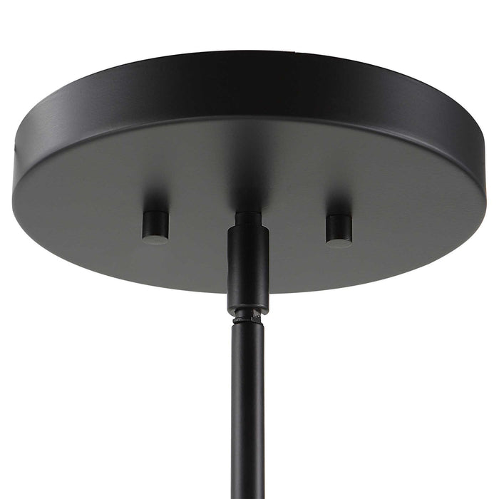 Ebony - Elegance 8 Light Chandelier - Black