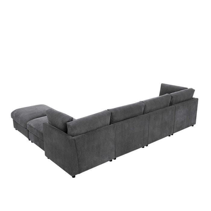 Modern Reversible Modular Sectional