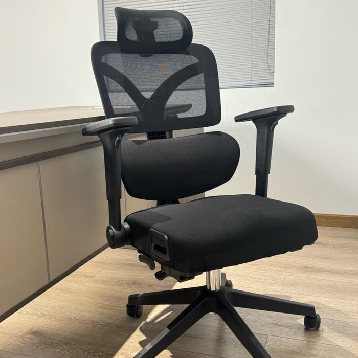 Zero Gravity Ergonomic Office Chair With 145° Recline, 3D Headrest - Black