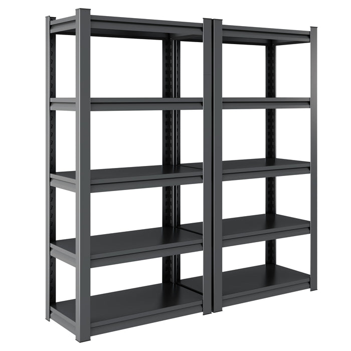 Industrial Heavy Duty Metal Garage Shelving Unit, Adjustable Storage Rack