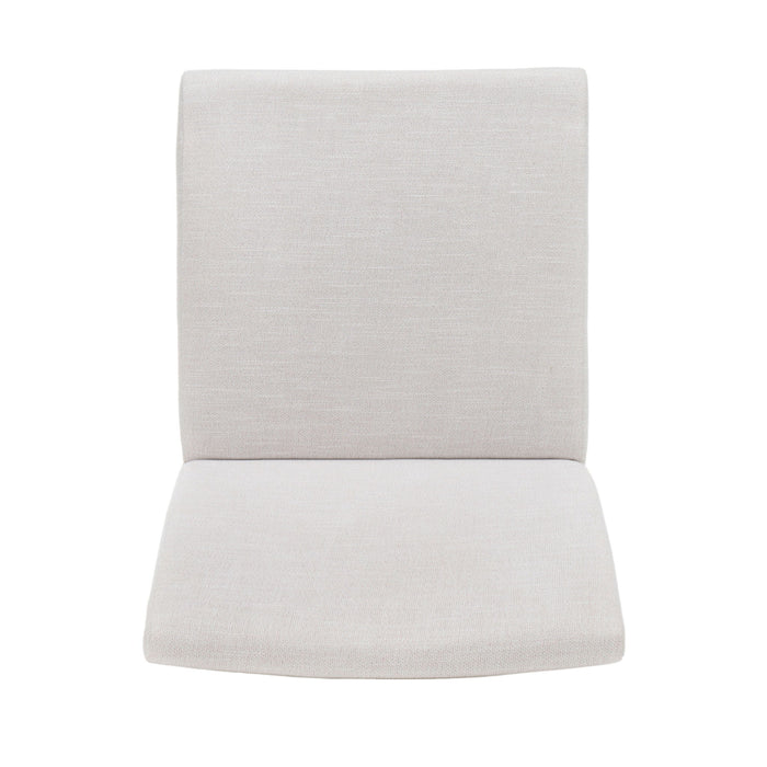Contemporary Dining Chair SetWith Upholstered Fabric
