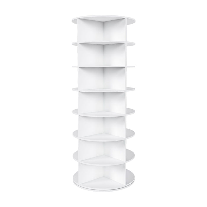 Rotating Shoe Rack Tower