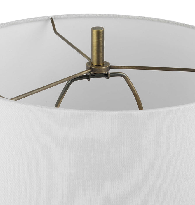 Fountain - Black Stone Buffet Lamp