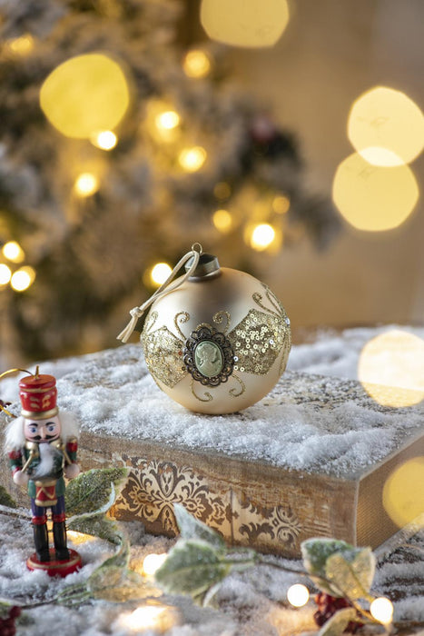 Decorative Hanging Ball Christmas Tree Ornaments For Holiday Decorations (Set of 6)