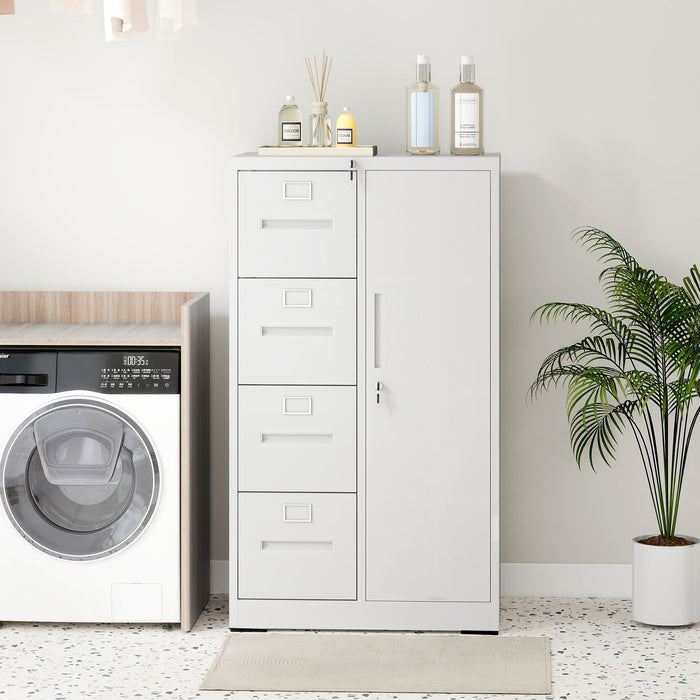 Storage Vertical Filing Cabinet With Lock