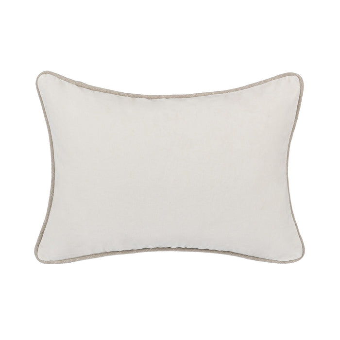 Heirloom Velvet - SLD Pillow - Ivory