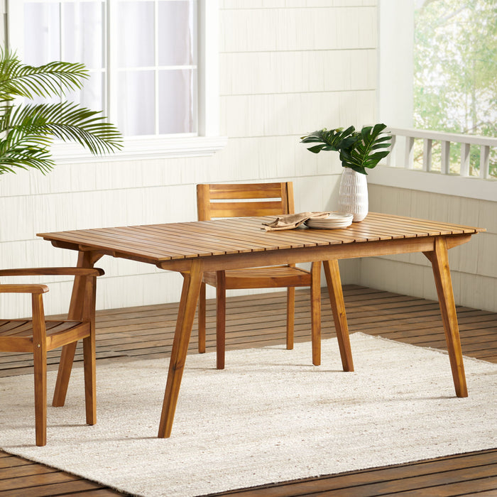 Outdoor Dining Table & Frame - Teak