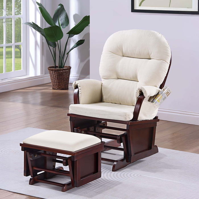 Glider Chair With Ottoman