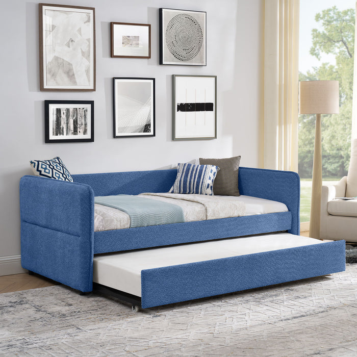 Upholstered Daybed With Pop Up Trundle